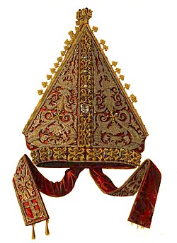 infula of tomasz strzepinski bishop of krakow